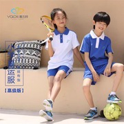 雅兰特深圳统一校服小学男女生夏季运动套装短袖T恤短裤运动休闲