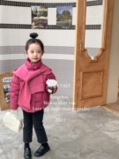 90白鸭绒2022冬季新韩国女童时尚洋气披肩羽绒服外套加厚常规款潮
