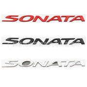 适用现代8/9代索纳塔车标 SONATA后备箱尾标英文字母金属车贴改装