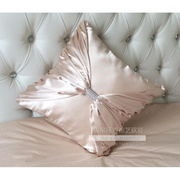 纺丝蝴蝶枕欧式抱枕钻石抱枕装饰靠垫床上抱枕新古典靠垫