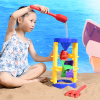 加厚儿童沙滩玩具大号沙漏套装宝宝婴幼儿戏水洗澡决明子挖沙工具