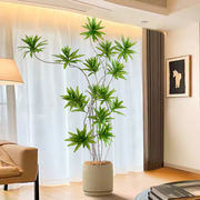 百合竹仿真绿植盆栽大型室内装饰花，摆件客厅落地树高级仿生假植物