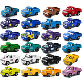 合金赛车汽车总动员95耳麦皮卡指挥车麦昆儿童玩具小汽车模型收藏