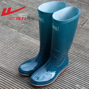 上海回力雨鞋女款中高筒防水鞋，牛筋底防滑耐磨长筒雨靴水靴胶鞋软