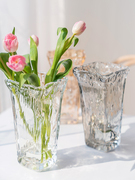 西班牙风格手工插花玻璃花瓶北欧欧式透明客厅摆件现代简约水培