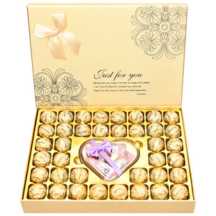 德芙巧克力礼盒装糖果零食，送女友闺蜜老婆生日520情人节浪漫礼物