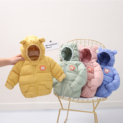 宝宝棉袄1男童女童2羽绒棉服3儿童保暖外套4岁小孩冬装棉衣加厚款