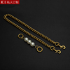 ki订制铝链复古链子延长链，麻将包包改造珍珠链条加长肩带腋下配件