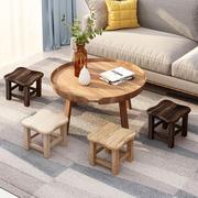 茶几小木凳家用木头凳子实木板凳客厅沙发凳儿童矮凳大人结实方凳