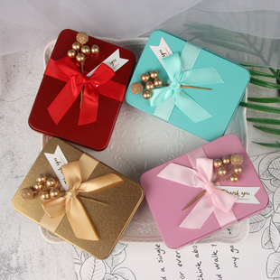 欧式创意金果款喜糖盒空盒成品结婚订婚满月生日商务个性礼盒包装