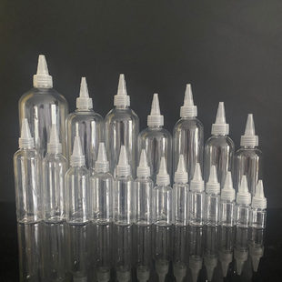 3050ml透明塑料尖嘴挤压瓶，颜料油墨分装塑料小瓶子，pet包装瓶(包装瓶)