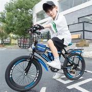 。儿童赛车自行车变速可升降男中大童成人男孩便捷儿童款骑行少。