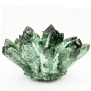白水晶簇绿幽灵绿水晶簇原石摆件消磁石奇石居家摆件装饰