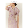 SHIBAI拾白新中式连衣裙原创国风女装改良裙子女夏季日常通勤高端