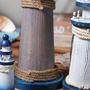 灯塔摆件地中海风格家居装饰品，帆船桌面小摆设，海洋系列木质工艺品