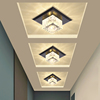走廊灯过道灯水晶方形，现代简约客厅嵌入式射灯，led入户门厅玄关灯