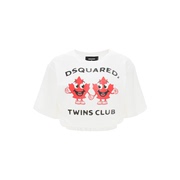 DSquared2 二次方 Dsquared2 twins club 短款印花T恤女