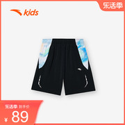 安踏儿童装男童短裤，2023年夏季宝宝，运动休闲裤子