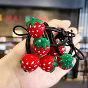 高弹力草莓发绳头绳皮筋5个装