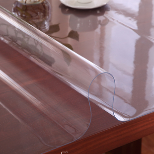 定制透明水晶板软玻璃桌布无味磨砂，塑料pvc防水防油防烫茶几桌垫