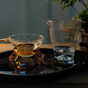 玻璃公道杯耐热耐高温加厚分茶器过滤功夫茶具配件茶海茶漏套装