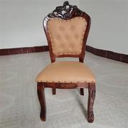 欧式椅子欧式餐椅歺椅餐桌椅子E单个美式餐椅欧式餐椅酒店饭
