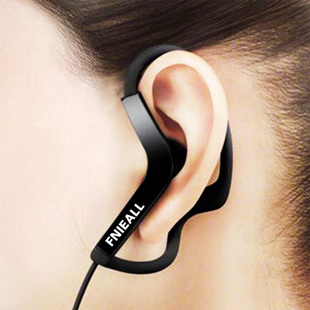 耳机挂耳式不入耳不伤耳运动有线耳机，高音质(高音质)手机通用type-c