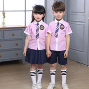 2022夏季校服男女童英伦，风幼儿园园，服儿童演出服童装小学制服