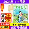 少年文艺杂志上海版2024年1.2/3/4月全年/半年订阅 小学初中生青少年文摘课外阅读写作素材过期刊