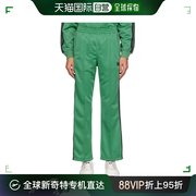 香港直邮潮奢 Needles 男士绿色抽绳运动裤