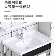 。不锈钢洗脸盆柜组合落地支架简易小型浴室卫生间洗潄台洗手池一