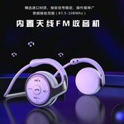 潮音悦无线运动蓝牙耳机，5.0插卡mp3收音机通话不入双耳头戴式挂