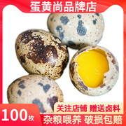 农家杂粮喂新鲜鹌鹑蛋100枚鹌鹑蛋生蛋鹑鸟蛋宝宝辅食 整箱