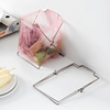 可折叠垃圾架简易便捷塑料垃圾袋手提袋支撑架抹布厨房用具收纳架