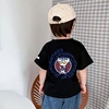 男童短袖奥特曼T恤卡通夏季中小儿童字母印花柔软韩版上衣潮