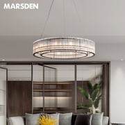 马斯登marsden客厅吊灯艺术手工玻璃，餐厅灯饰现代简约灯具卧室灯