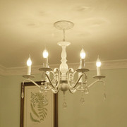 欧式水晶吊灯现代客厅简约餐厅灯大气，美式蜡烛水晶灯简欧卧室灯具