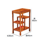 老总红木家具非洲花梨（学名：刺猬紫檀）电话几全实木小茶几花几