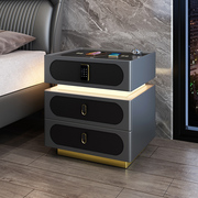 智能悬浮床头柜简约现代轻奢高级感无线充电家用卧室2023创意