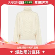 香港直邮潮奢 Loro Piana 女士Aran 针织羊绒马海毛毛衣