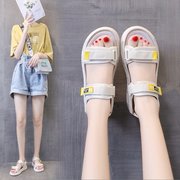 女童凉鞋平底中大童软底2022年夏季韩版中学生，少女休闲百搭潮