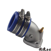 福喜rs改装企管鬼火，gy6巧格100吊桶pe262730化油器，接口进气歧管