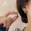 耳环女法式复古滴油小众设计高级感耳圈个性时尚简约气质轻奢耳钉