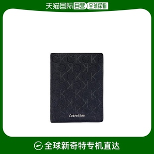 自营Calvin Klein 男士皮革钱包 - 黑色 美国奥莱直发