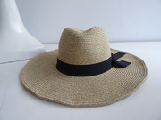 涤纶线帽 英伦风宽檐爵士帽 女士潮帽沙滩帽遮阳帽 礼帽子 042821