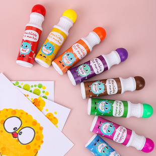 2岁+低幼儿童水彩笔套装宝宝点点笔幼儿园可洗涂鸦画笔彩色美术绘画水溶彩笔早教画画工具套装