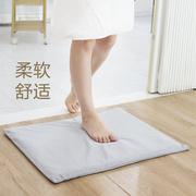 日式原生硅藻土吸水脚垫，软硅藻泥，家用浴室卫生间防滑地垫