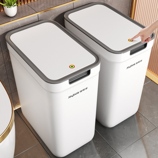 佳帮手垃圾桶2024夹缝家用客厅大容量带盖厨房卫生间厕所纸篓