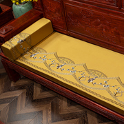 新中式坐垫古典实木家具罗汉床垫子YG08防滑垫椅垫订做红木沙发垫