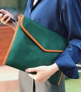 手拿包女2022韩版时尚潮流大容量，手抓包通勤a4信封包文件包包